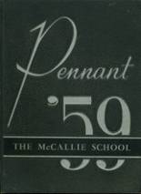 McCallie High School 1959 yearbook cover photo