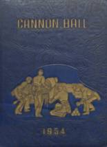 Battle Ground Academy 1954 yearbook cover photo