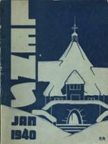Washington High School 1940 yearbook cover photo