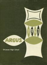 Ottumwa High School 1967 yearbook cover photo