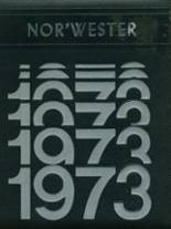 Northwest High School 1973 yearbook cover photo