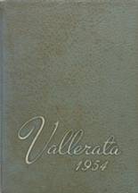 Valley High School 1954 yearbook cover photo