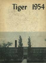 New London High School 1954 yearbook cover photo