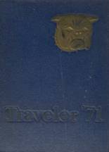 Travelers Rest High School 1971 yearbook cover photo