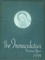 Immaculate Heart of Mary Academy 1954 yearbook cover photo