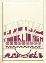 Franklin High School 1973 yearbook cover photo