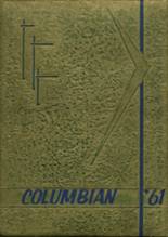 Columbia High School 1961 yearbook cover photo