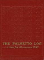 Palmetto High School 1983 yearbook cover photo