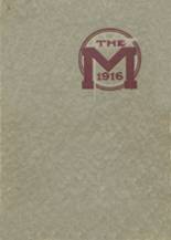 Moline High School 1916 yearbook cover photo