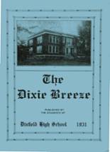 Dirigo High School 1931 yearbook cover photo