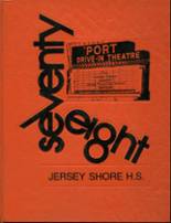 Jersey Shore High School 1978 yearbook cover photo