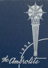 1954 St. Ambrose High School Yearbook from Ironwood, Michigan cover image