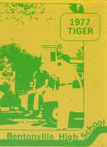 Bentonville High School 1977 yearbook cover photo