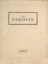 1932 Paris High School Yearbook from Paris, Kentucky cover image