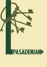 Pasadena High School 1957 yearbook cover photo