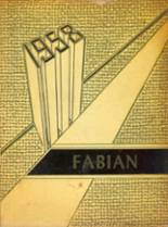 Fabius Central School 1958 yearbook cover photo