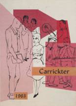 Carrick High School 1963 yearbook cover photo
