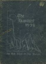 Memorial High School 1928 yearbook cover photo