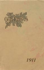 Oakfield High School 1911 yearbook cover photo
