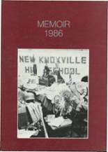 New Knoxville High School 1986 yearbook cover photo