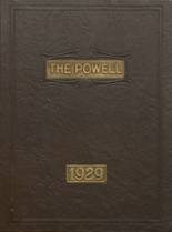Powell County High School 1929 yearbook cover photo