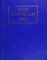 Odon High School 1952 yearbook cover photo