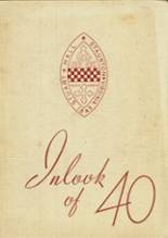 Stuart Hall High School 1940 yearbook cover photo