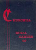 Churchill High School 1969 yearbook cover photo