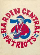 Hardin Central Junior High School 1977 yearbook cover photo