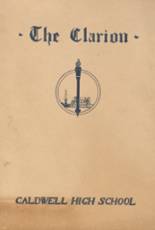 James Caldwell High School 1924 yearbook cover photo