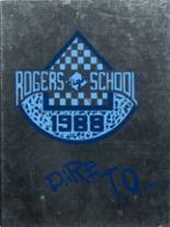 Rogers High School 1988 yearbook cover photo