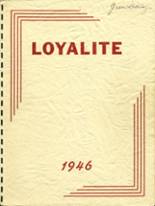 Loyal High School 1946 yearbook cover photo