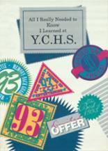 1993 Yates Center High School Yearbook from Yates center, Kansas cover image