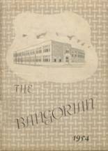 Bangor High School 1954 yearbook cover photo