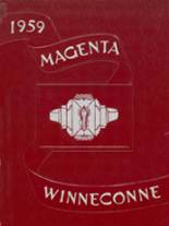 Winneconne High School 1959 yearbook cover photo