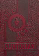 Clinton High School 1940 yearbook cover photo