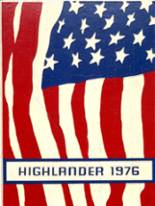 Laurel Highlands High School 1976 yearbook cover photo