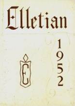 1952 Ellet High School Yearbook from Akron, Ohio cover image