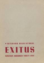 Windsor High School 1945 yearbook cover photo