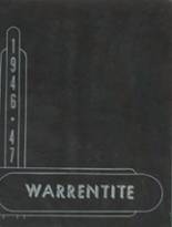 Warren High School 1947 yearbook cover photo