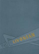 Livonia High School 1954 yearbook cover photo