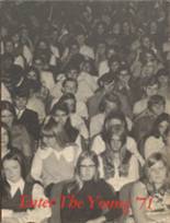 Coventry High School 1971 yearbook cover photo