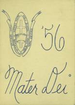 Notre Dame High School 1956 yearbook cover photo