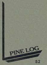 Pine Plains Central School 1952 yearbook cover photo