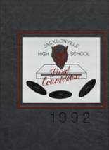 Jacksonville High School 1992 yearbook cover photo