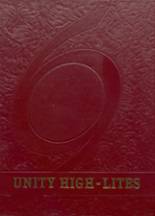 Unity High School 1969 yearbook cover photo