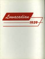 Lowville Academy 1959 yearbook cover photo
