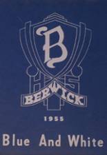 Berwick High School 1955 yearbook cover photo