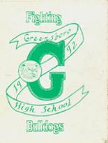 Greensboro High School 1992 yearbook cover photo