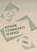Klemme High School 1985 yearbook cover photo